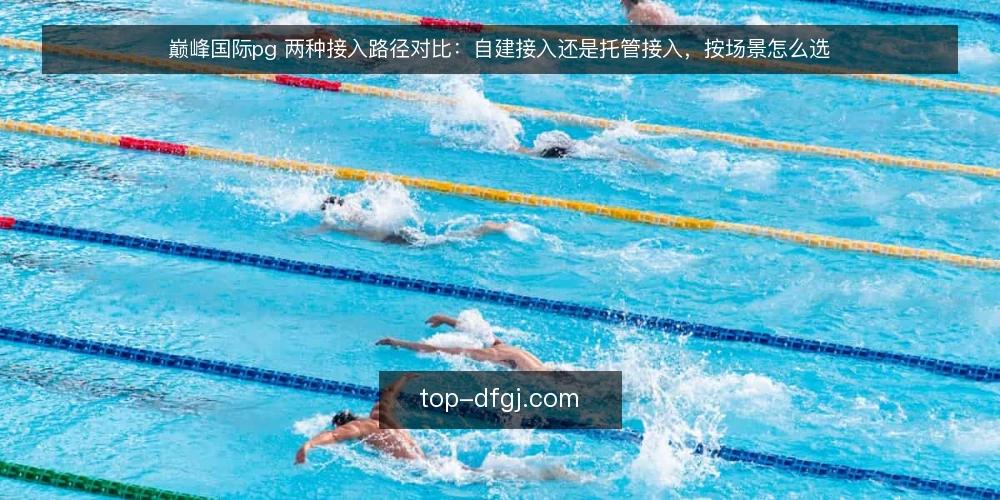 巅峰国际pg 两种接入路径对比:自建接入还是托管接入,按场景怎么选 — 先明确对比的决策标准 配图